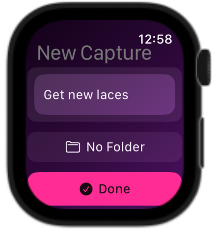 Apple Watch running Soggy Voodoo capture